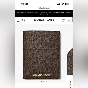 Michael Kors passport wallet